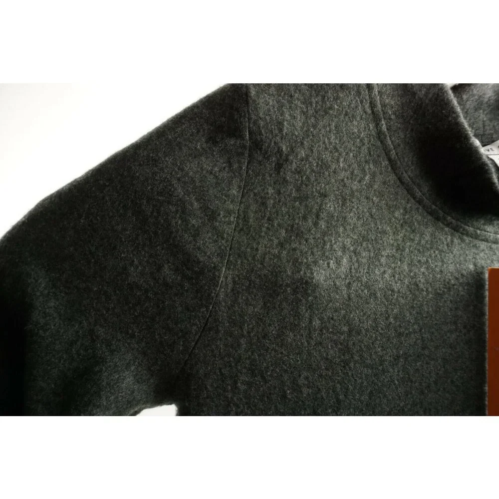 New Collective Concepts Women's Size S Grey Knot Front Brushed‎ Knit Midi Dress